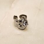 Δαχτυλίδι Ada Ασημί