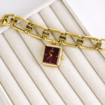 Premium Ρολόι Charm Norie Burgundy -3ATM Water Resistant